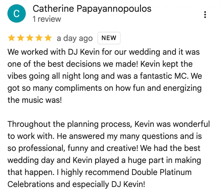 Review on Google, A day ago