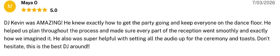 Review on The Knot, Jul 3, 2026