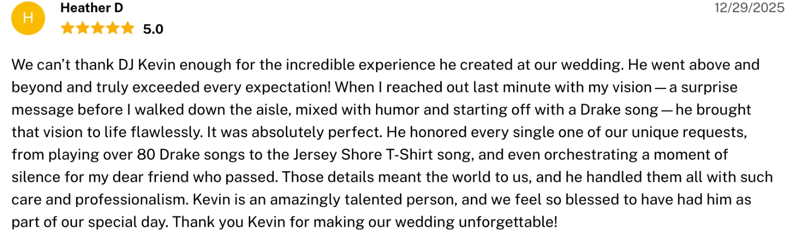 Review on The Knot, Dec 29, 2025