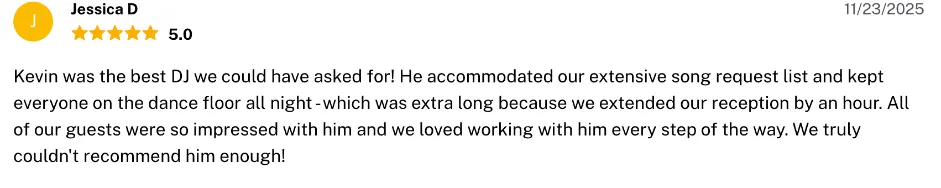 Review on The Knot, Nov 23, 2025