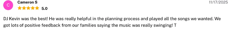 Review on The Knot, Nov 17, 2025