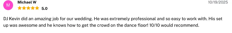 Review on The Knot, Oct 19, 2025