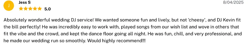 Review on The Knot, Aug 4, 2025