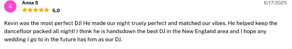 Review on The Knot, Jun 17, 2025
