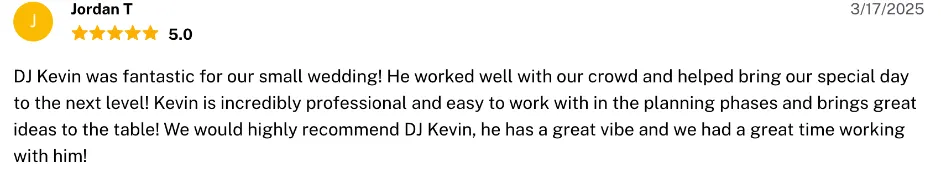 Review on The Knot, Mar 17, 2025