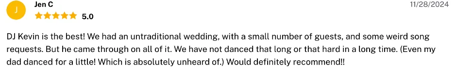 Review on The Knot, Nov 28, 2024