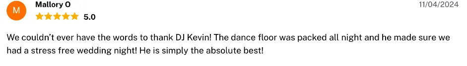 Review on The Knot, Nov 4, 2024