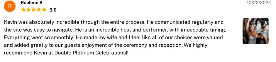 Review on The Knot, Oct 22, 2024