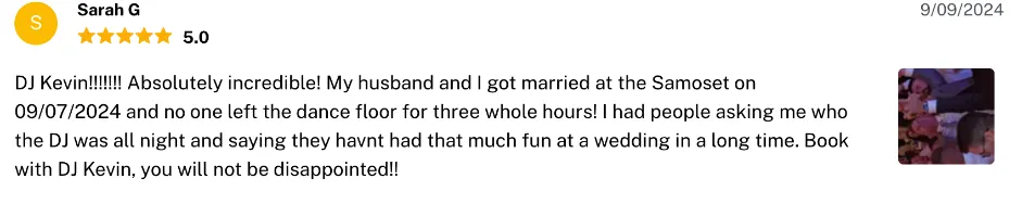 Review on The Knot, Sep 9, 2024