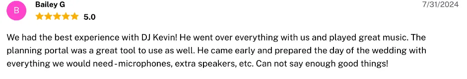 Review on The Knot, Jul 31, 2024