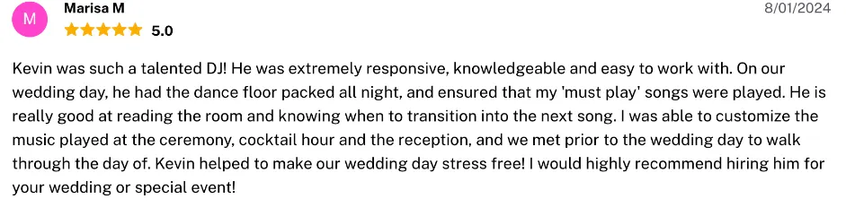 Review on The Knot, Aug 1, 2024