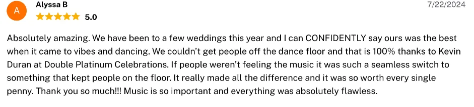 Review on The Knot, Jul 22, 2024