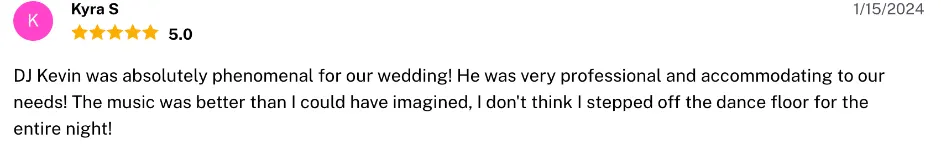Review on The Knot, Jan 15, 2024