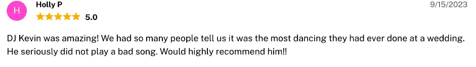 Review on The Knot, Sep 15, 2023