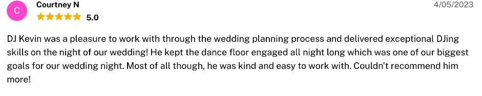 Review on The Knot, Apr 5, 2023