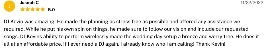 Review on The Knot, Nov 22, 2022