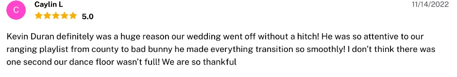 Review on The Knot, Nov 14, 2022
