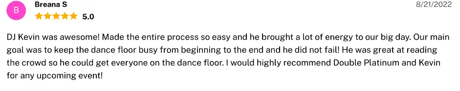Review on The Knot, Aug 21, 2022