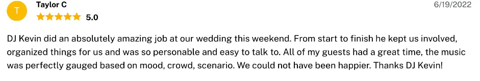 Review on The Knot, Jun 19, 2022