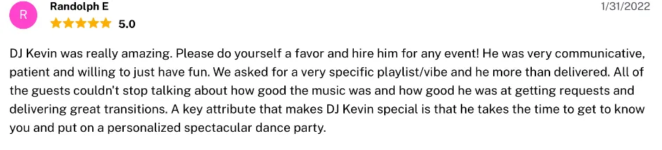 Review on The Knot, Jan 31, 2022