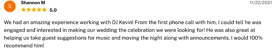 Review on The Knot, Nov 22, 2021
