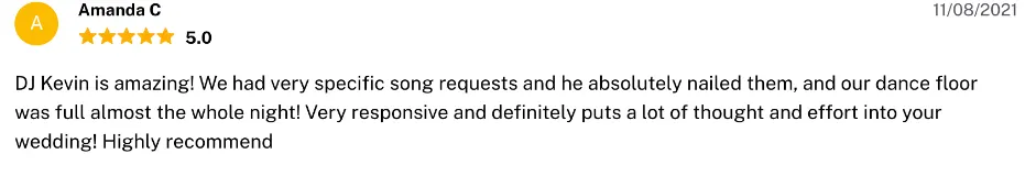 Review on The Knot, Nov 8, 2021