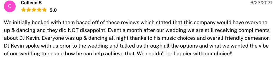 Review on The Knot, Jun 23, 2021