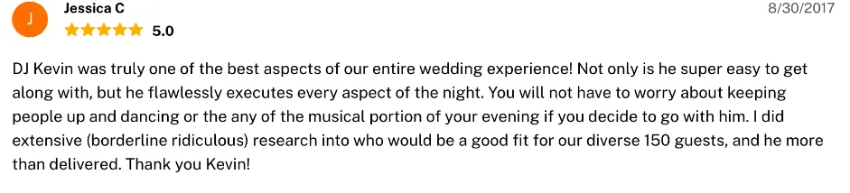Review on The Knot, Aug 30, 2017