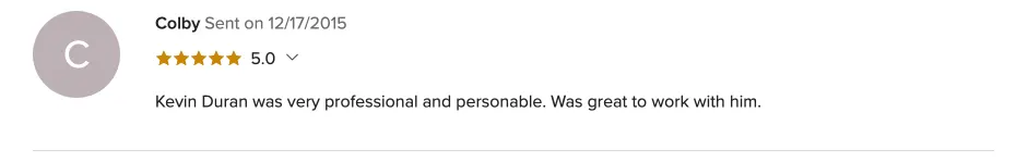 Review on WeddingWire, Dec 17, 2015
